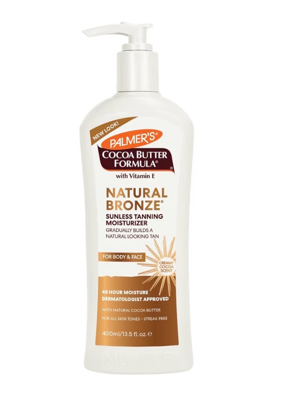 Palmer's Natural Bronze Sunless Tanning Moisturizer - White/Bronze